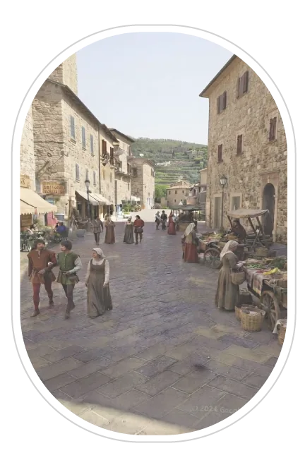 Cascia, il centro